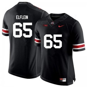 Men's Ohio State Buckeyes #65 Pat Elflein Black Nike NCAA College Football Jersey Freeshipping QXE2744GS